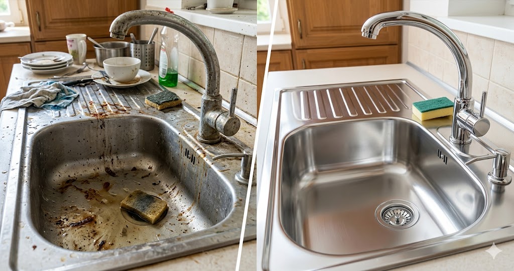 Kitchen sink restoration study
